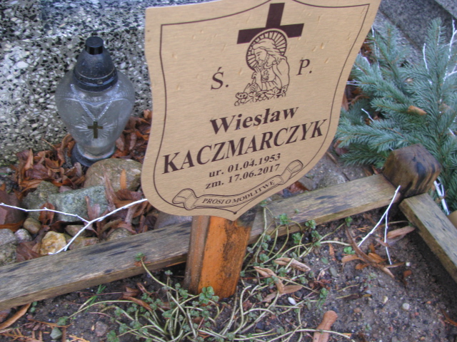 Wiesław Kaczmarczyk 1953 Żary CK 4986 - Grobonet - Wyszukiwarka osób pochowanych
