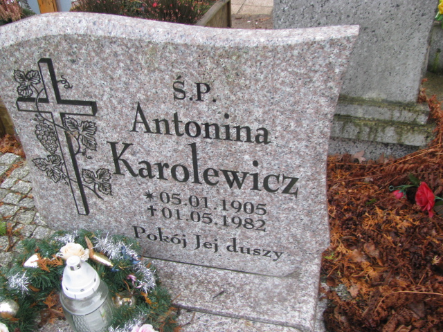 Walenty Karolewicz 1933 Żary CK 4986 - Grobonet - Wyszukiwarka osób pochowanych