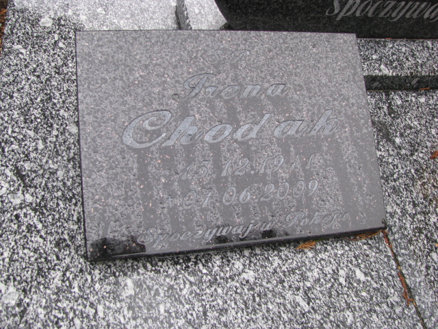 Irena Chodak 1941 Żary CK 4986 - Grobonet - Wyszukiwarka osób pochowanych