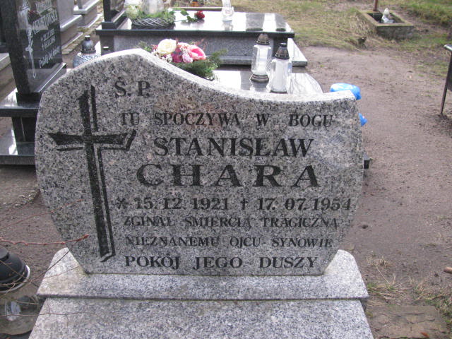 Stanisław Chara 1921 Żary CK 4986 - Grobonet - Wyszukiwarka osób pochowanych
