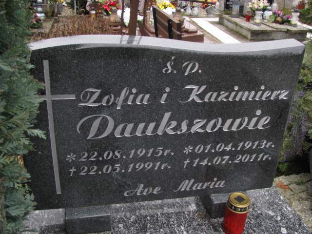 Kazimierz Dauksza 1913 Żary CK 4986 - Grobonet - Wyszukiwarka osób pochowanych