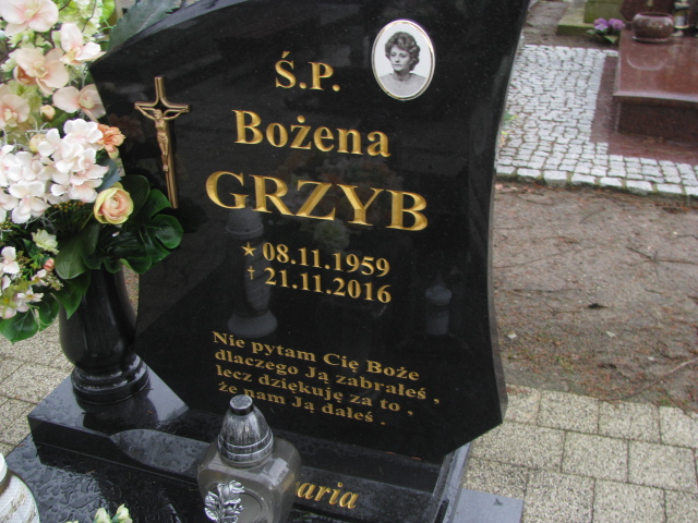 Bożena Grzyb 1959 Żary CK 4986 - Grobonet - Wyszukiwarka osób pochowanych