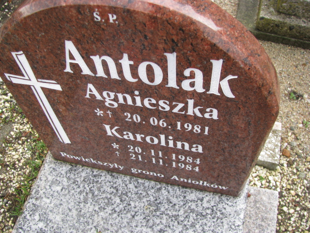 Karolina Antolak 1984 Żary CK 4986 - Grobonet - Wyszukiwarka osób pochowanych