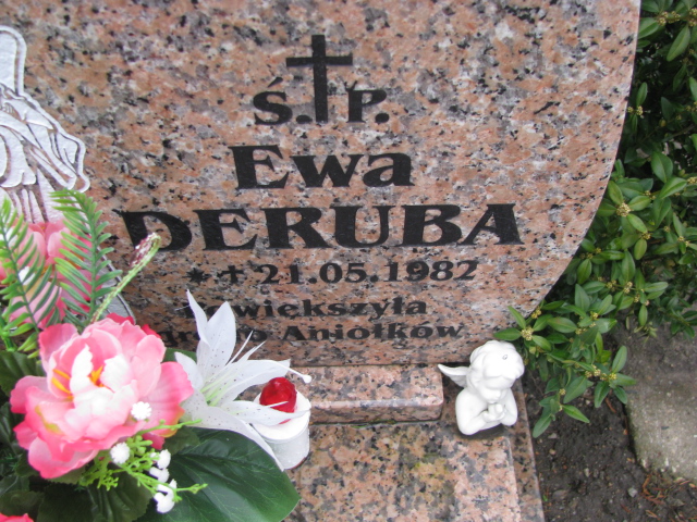 Ewa Deruba 1982 Żary CK 4986 - Grobonet - Wyszukiwarka osób pochowanych