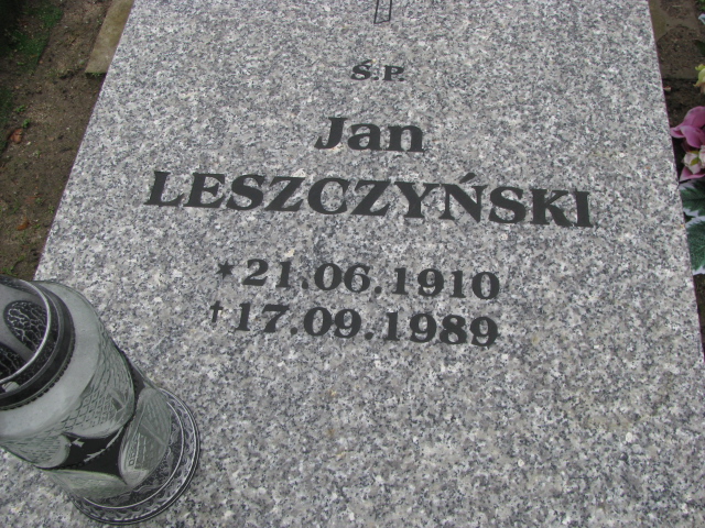 Jan Leszczyński 1910 Żary CK 4986 - Grobonet - Wyszukiwarka osób pochowanych