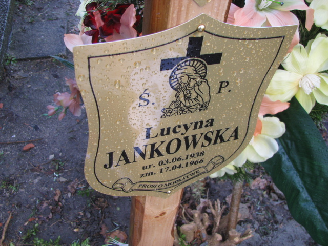 Lucyna Jankowska 1938 Żary CK 4986 - Grobonet - Wyszukiwarka osób pochowanych