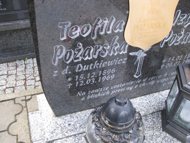 Teofila Pożarska 1896 Żary CK 4986 - Grobonet - Wyszukiwarka osób pochowanych