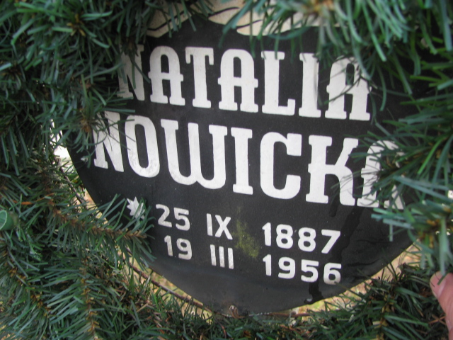 Natalia Nowicka 1887 Żary CK 4986 - Grobonet - Wyszukiwarka osób pochowanych