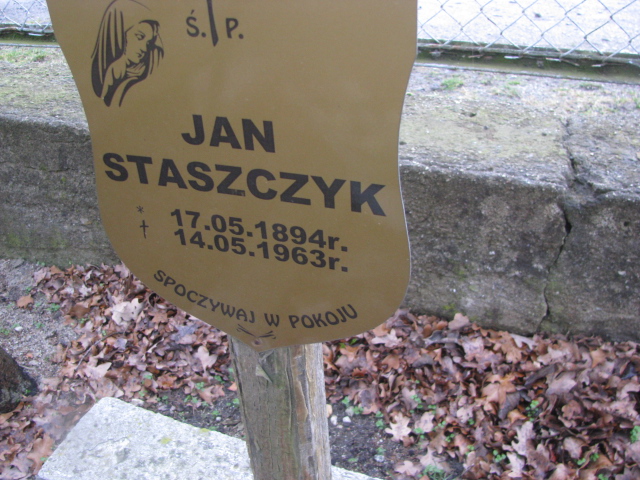 Jan Staszczyk 1894 Żary CK 4986 - Grobonet - Wyszukiwarka osób pochowanych