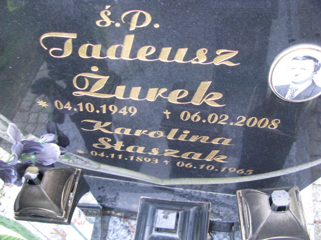 Tadeusz Żurek 1949 Żary CK 4986 - Grobonet - Wyszukiwarka osób pochowanych