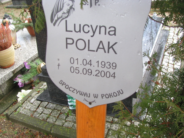 Lucyna Polak 1939 Żary CK 4986 - Grobonet - Wyszukiwarka osób pochowanych