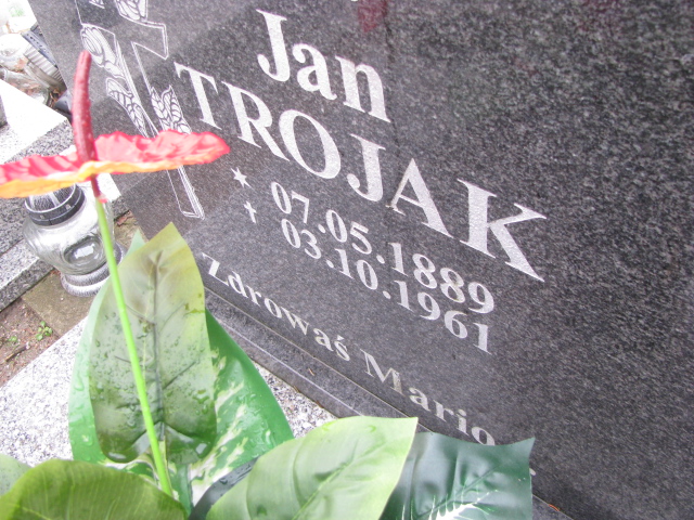 Jan Trojak 1889 Żary CK 4986 - Grobonet - Wyszukiwarka osób pochowanych