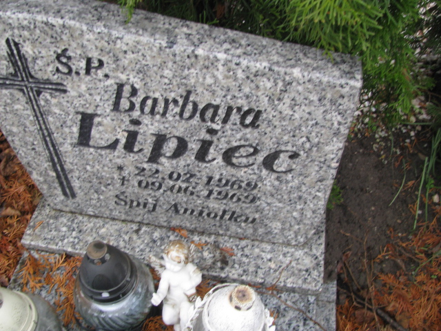 Barbara Lipiec 1969 Żary CK 4986 - Grobonet - Wyszukiwarka osób pochowanych