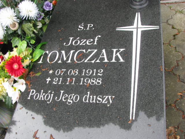 Józef Tomczak 1912 Żary CK 4986 - Grobonet - Wyszukiwarka osób pochowanych