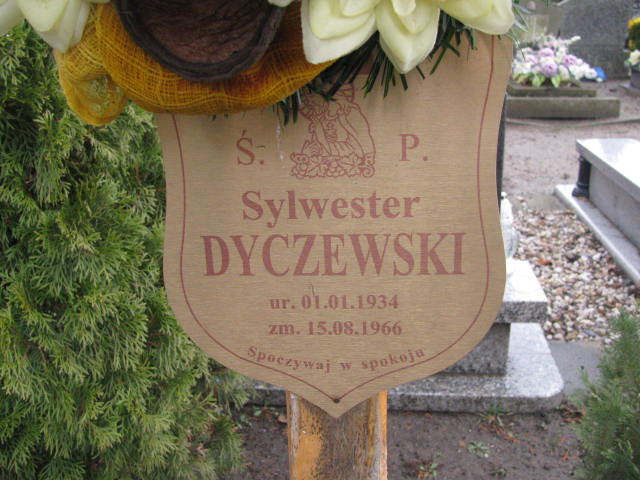 Sylwester Dyczewski 1934 Żary CK 4986 - Grobonet - Wyszukiwarka osób pochowanych
