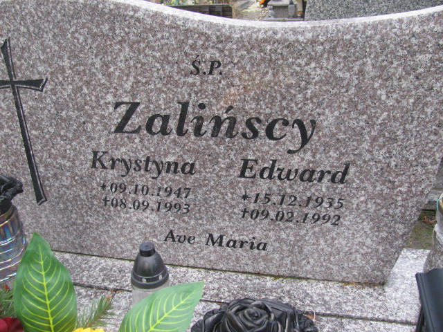 Edward Zaliński 1935 Żary CK 4986 - Grobonet - Wyszukiwarka osób pochowanych