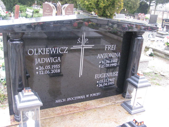Jadwiga Olkiewicz 1955 Żary CK 4986 - Grobonet - Wyszukiwarka osób pochowanych