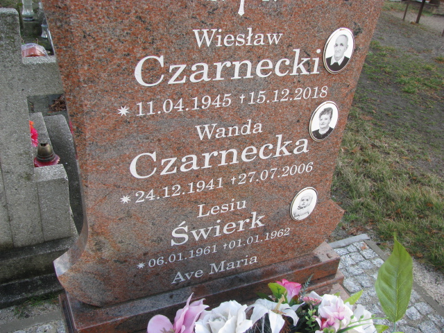Wiesław Czarnecki 1945 Żary CK 4986 - Grobonet - Wyszukiwarka osób pochowanych
