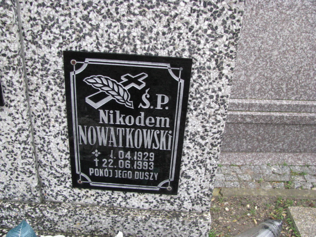 Nikodem Nowatkowski 1929 Żary CK 4986 - Grobonet - Wyszukiwarka osób pochowanych