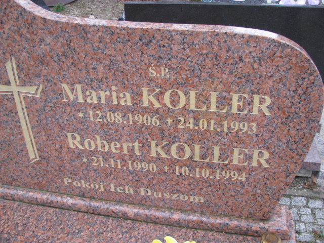 Robert Koller 1990 Żary CK 4986 - Grobonet - Wyszukiwarka osób pochowanych