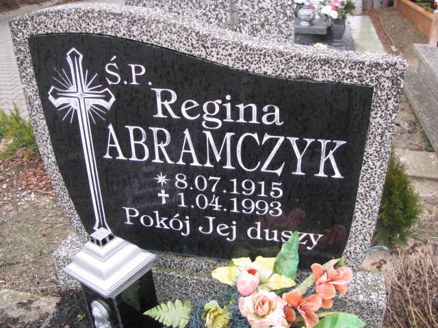 Regina Abramczyk 1915 Żary CK 4986 - Grobonet - Wyszukiwarka osób pochowanych