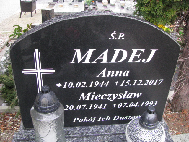 Anna Madej 1944 Żary CK 4986 - Grobonet - Wyszukiwarka osób pochowanych