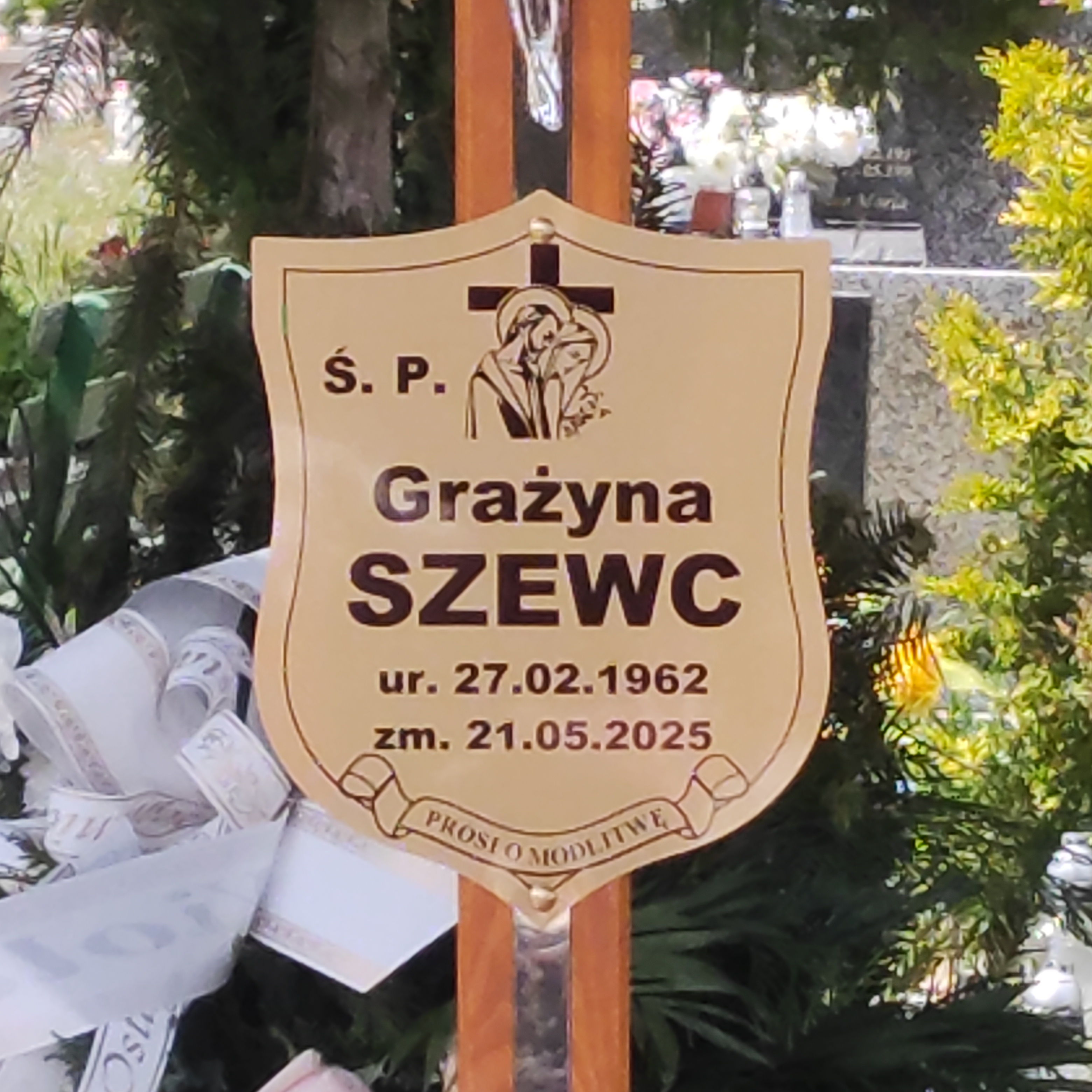 Grażyna Szewc 1962 Żary CK 4986 - Grobonet - Wyszukiwarka osób pochowanych