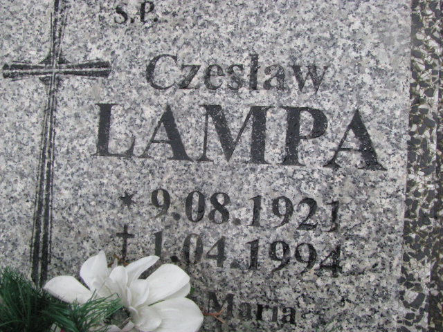 Czesław Lampa 1921 Żary CK 4986 - Grobonet - Wyszukiwarka osób pochowanych
