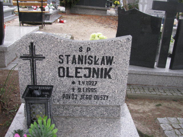 Stanisław Olejnik 1927 Żary CK 4986 - Grobonet - Wyszukiwarka osób pochowanych