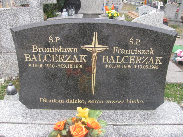 Franciszek Balcerzak 1906 Żary CK 4986 - Grobonet - Wyszukiwarka osób pochowanych