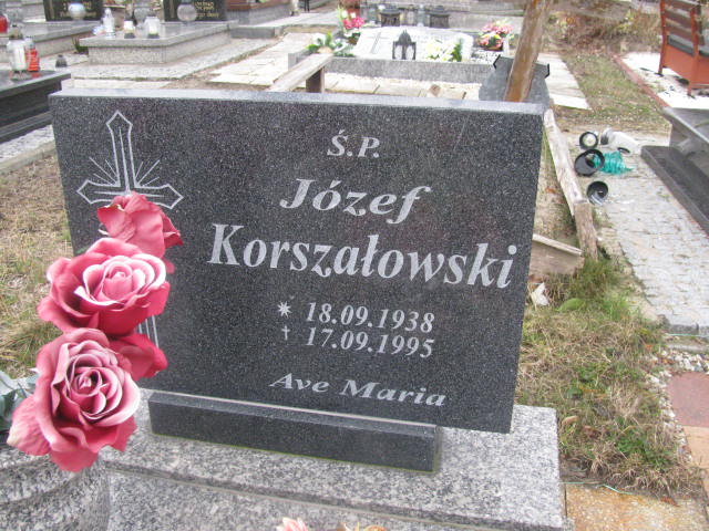 Józef Korszałowski 1938 Żary CK 4986 - Grobonet - Wyszukiwarka osób pochowanych