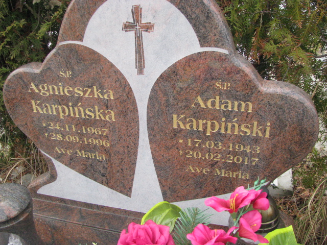 Agnieszka Karpińska 1967 Żary CK 4986 - Grobonet - Wyszukiwarka osób pochowanych