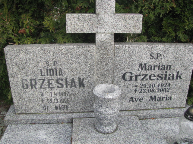 Lidia Grzesiak 1897 Żary CK 4986 - Grobonet - Wyszukiwarka osób pochowanych