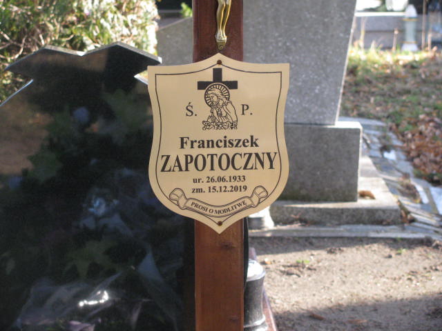 Franciszek Zapotoczny 1933 Żary CK 4986 - Grobonet - Wyszukiwarka osób pochowanych