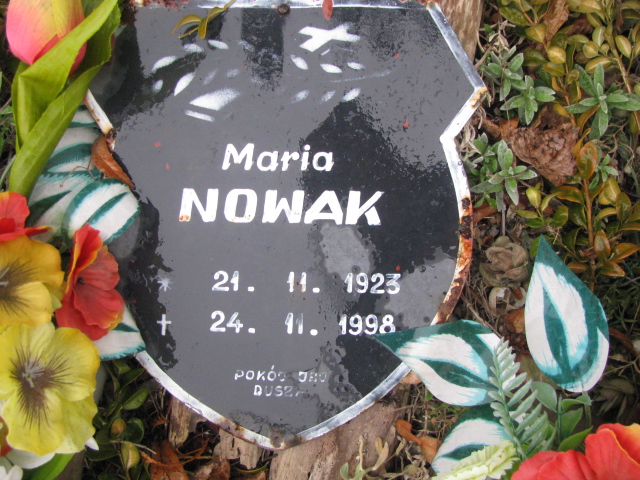 Maria Nowak 1923 Żary CK 4986 - Grobonet - Wyszukiwarka osób pochowanych