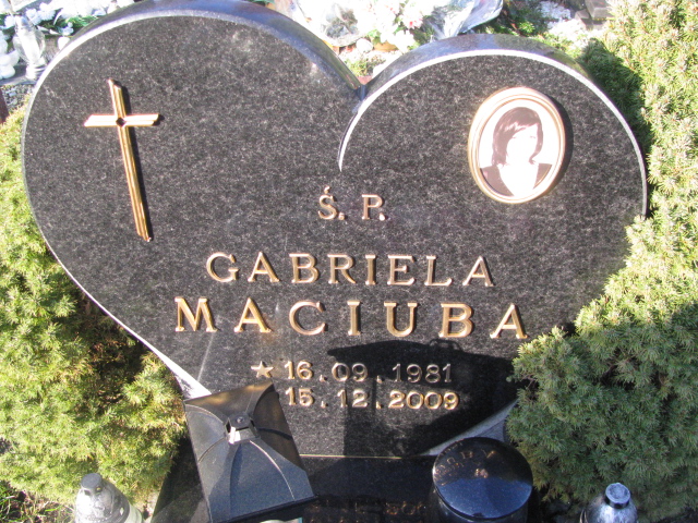 Gabriela Maciuba 1981 Żary CK 4986 - Grobonet - Wyszukiwarka osób pochowanych