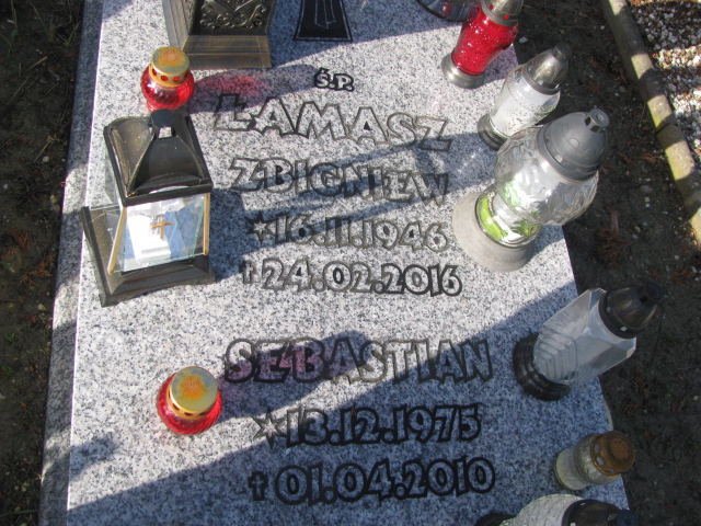 Sebastian Łamasz 1975 Żary CK 4986 - Grobonet - Wyszukiwarka osób pochowanych