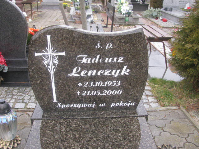 Tadeusz Lenczyk 1953 Żary CK 4986 - Grobonet - Wyszukiwarka osób pochowanych