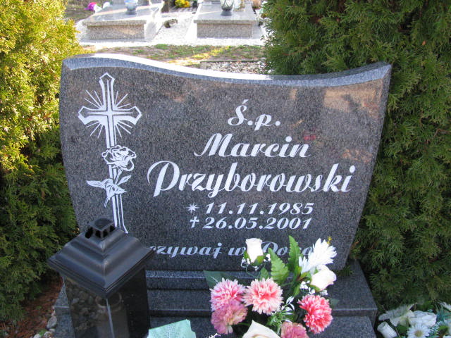 Marcin Przyborowski 1985 Żary CK 4986 - Grobonet - Wyszukiwarka osób pochowanych