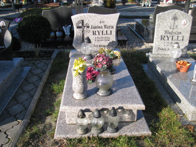 Grób Janina Maria  Rylli