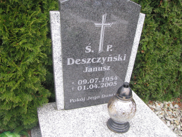 Janusz Deszczyński 1954 Żary CK 4986 - Grobonet - Wyszukiwarka osób pochowanych