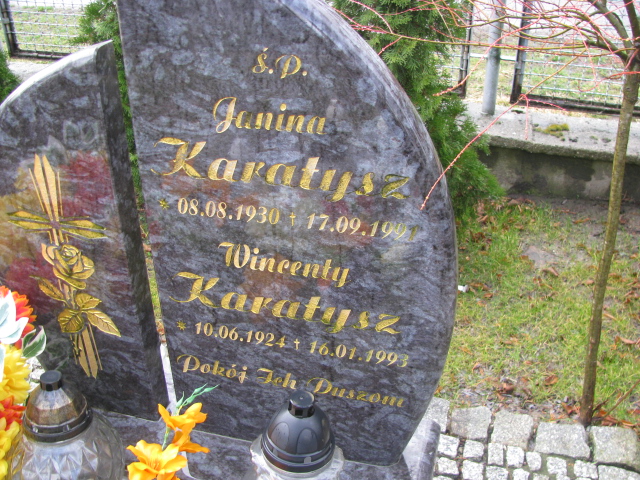 Janina Karatysz 1930 Żary CK 4986 - Grobonet - Wyszukiwarka osób pochowanych