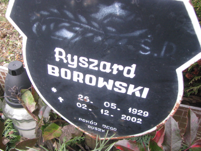 Ryszard Borowski 1929 Żary CK 4986 - Grobonet - Wyszukiwarka osób pochowanych