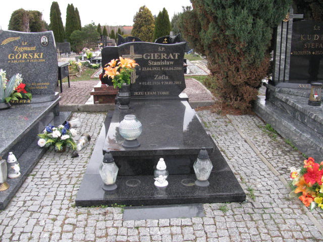 Grób Stanisław Gierat
