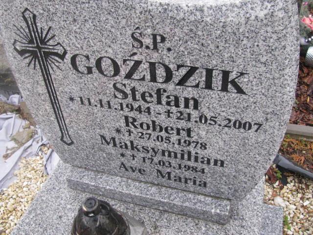 Stefan Goździk 1944 Żary CK 4986 - Grobonet - Wyszukiwarka osób pochowanych