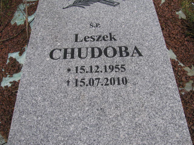 Leszek Chudoba 1955 Żary CK 4986 - Grobonet - Wyszukiwarka osób pochowanych