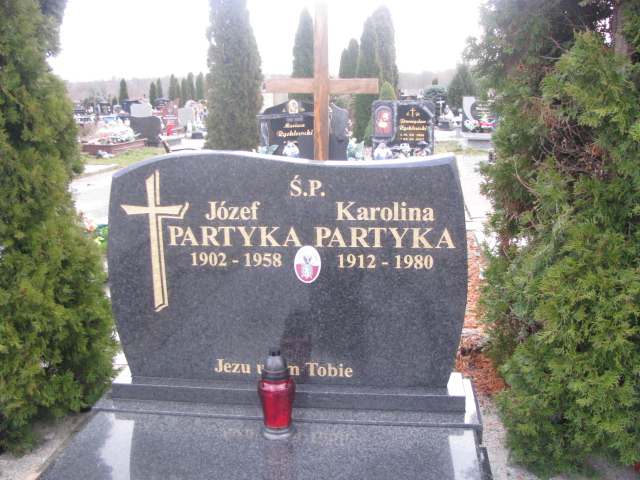 Karolina Partyka 1912 Żary CK 4986 - Grobonet - Wyszukiwarka osób pochowanych