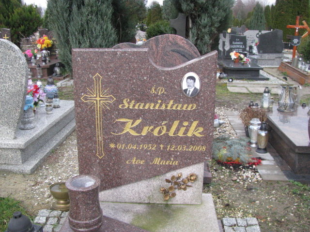 Stanisław Królik 1952 Żary CK 4986 - Grobonet - Wyszukiwarka osób pochowanych