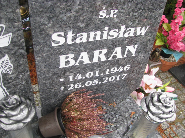 Stanisław Baran 1946 Żary CK 4986 - Grobonet - Wyszukiwarka osób pochowanych