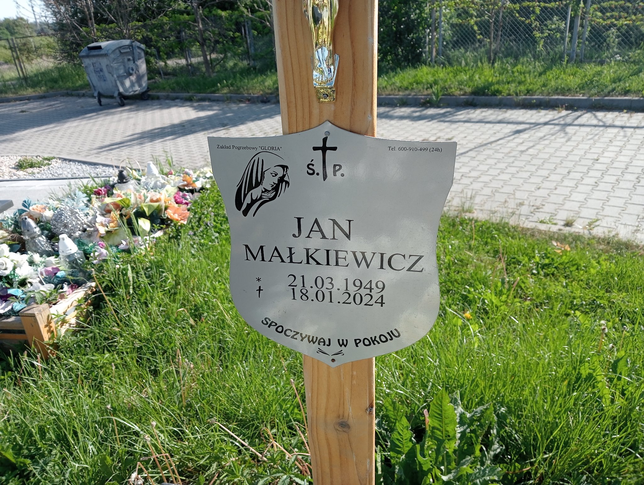 Jan Małkiewicz 1949 Żary CK 4986 - Grobonet - Wyszukiwarka osób pochowanych